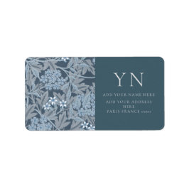 WILLIAM MORRIS JASMINE ADRESSE ETIKETT ADRESSAUFKLEBER