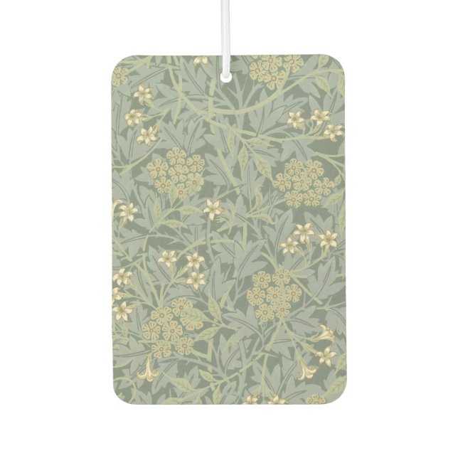 William Morris Jasmine Blue Green Botanic Art Autolufterfrischer (Vorderseite)