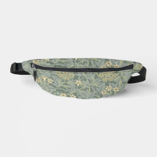 William Morris Jasmine Blue Green Botanic Art Bauchtasche