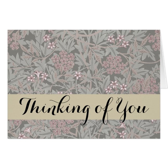 William Morris Jasmine Blume Pattern (Vorderseite (Horizontal))