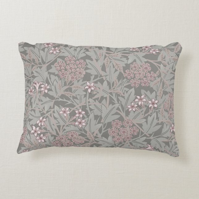 William Morris Jasmine Blume Pattern Dekokissen (Rückseite)