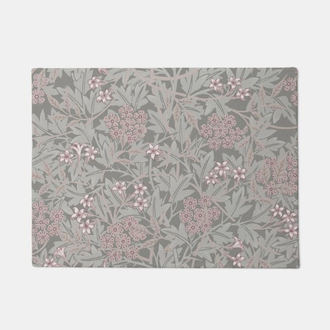 William Morris Jasmine Blume Pattern Fußmatte (Vorderseite)