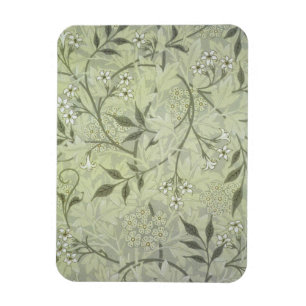 William Morris Jasmine Blume Wallpaper Art Magnet