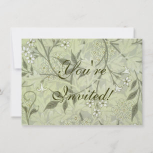 William Morris Jasmine Botanical Einladung