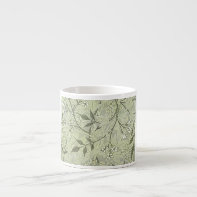 William Morris Jasmine Botanical Espressotasse (Vorderseite)