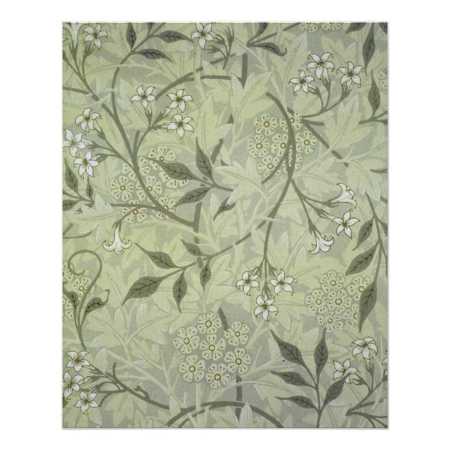 William Morris Jasmine Botanical Poster (Vorderseite)