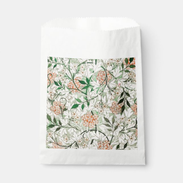 William Morris Jasmine Garden Blume Classic Geschenktütchen (Vorderseite)