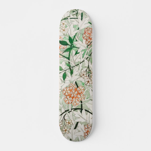 William Morris Jasmine Garden Blume Classic Skateboard (Vorne)