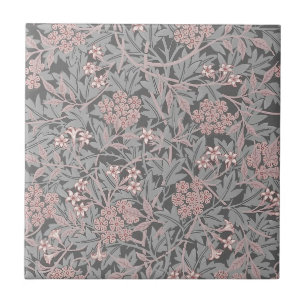 William * Morris Jasmine Pink und Grau Fliese