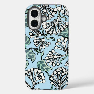 William Morris Jasmine und Blätter Pattern iPhone 16 Hülle