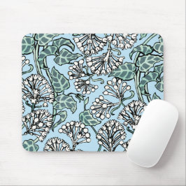 William Morris Jasmine und Blätter Pattern Mousepad