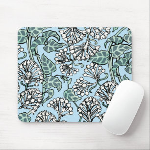 William Morris Jasmine und Blätter Pattern Mousepad