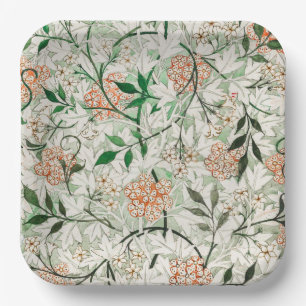 William Morris Jasmingarten-Blumen-Klassiker Pappteller