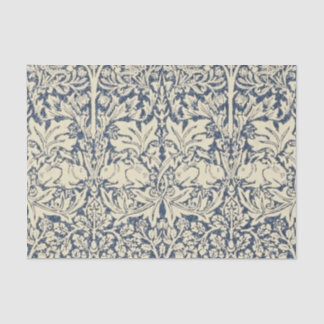 William Morris, Jugendstil, Muster, grau, Natur, v Seidenpapier