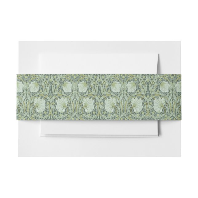 William Morris, Jugendstil-Muster, schöne Kunst Einladungsbanderole (Vorderseite Beispiel)
