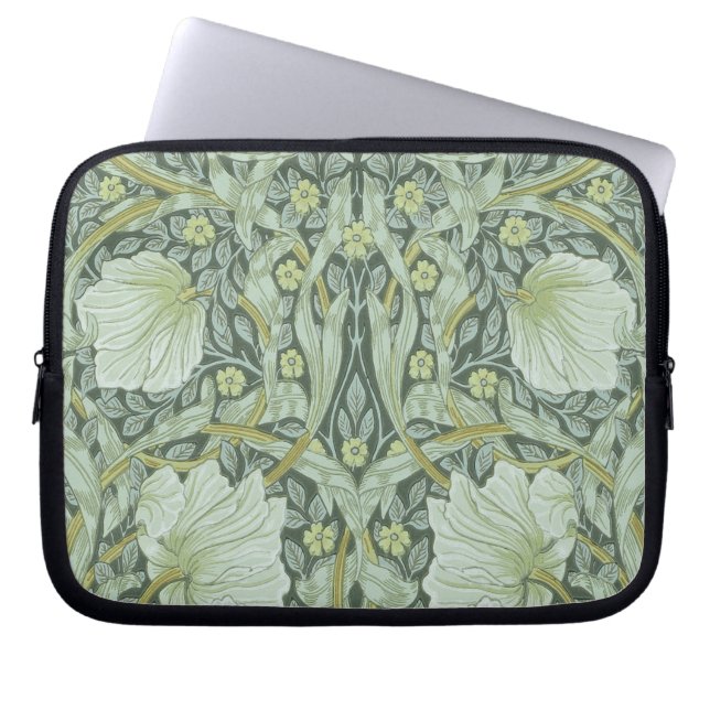 William Morris, Jugendstil-Muster, schöne Kunst Laptopschutzhülle (Vorderseite)
