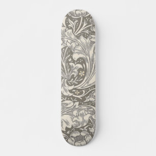 William Morris Junggesellenknopf Antik-Damaskus Skateboard