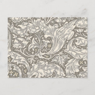 William Morris Junggesellenknopf Antique-Damaskus Postkarte