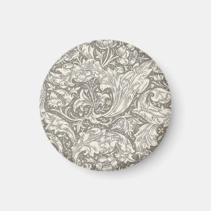 William Morris Junggesellenknopf-Blume Floral Bot Magnet