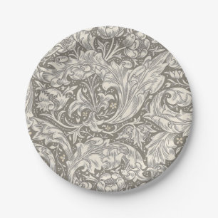 William Morris Junggesellenknopf-Blume Floral Bot Pappteller
