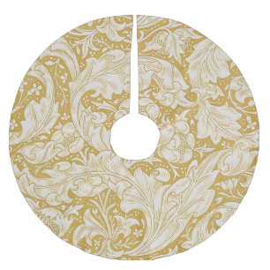 William Morris Junggesellenknopf-Blume Klassisch Polyester Weihnachtsbaumdecke