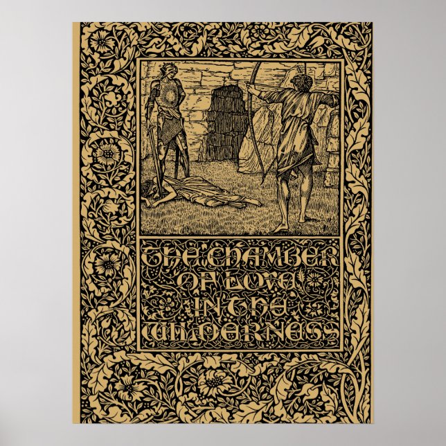 William Morris Kelmscott Press page 1896 Poster (Vorne)