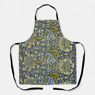 William Morris Kennet Blumentangete Tapete Blau Go Schürze
