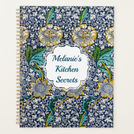 William Morris Kennet Floral Reecipes Planner Planer