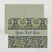 William Morris Kennet Floral Wallpaper Blue