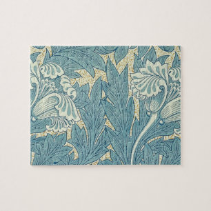 William Morris Klassische Tulpe Blaue Blüten