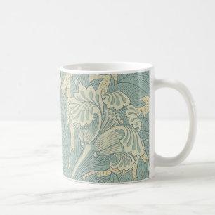 William Morris Klassische Tulpe Blaue Blüten Kaffeetasse