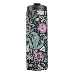 William Morris Klatschmohn Botanik viktorianische  Thermosbecher