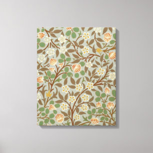 William Morris Kleeblatt Botanische Blume Leinwanddruck