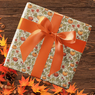 William Morris Kürbisse Thanksgiving Herbst Geschenkpapier