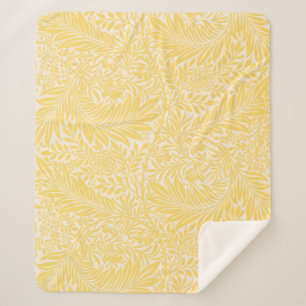 William Morris - Larkspur Blätter & Blume Muster Sherpadecke