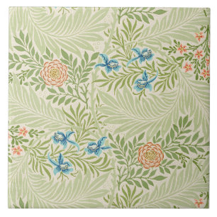 William Morris Larkspur Blumenmuster Fliese