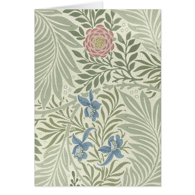 William Morris Larkspur Floral Wallpaper (Vorne)