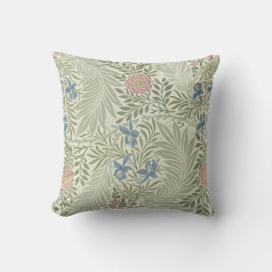 William Morris Larkspur Floral Wallpaper Kissen