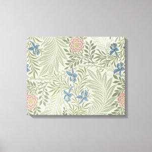 William Morris Larkspur Floral Wallpaper Leinwanddruck