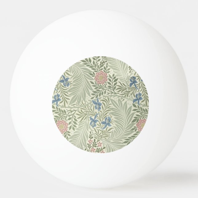 William Morris Larkspur Floral Wallpaper Tischtennisball (Vorderseite)