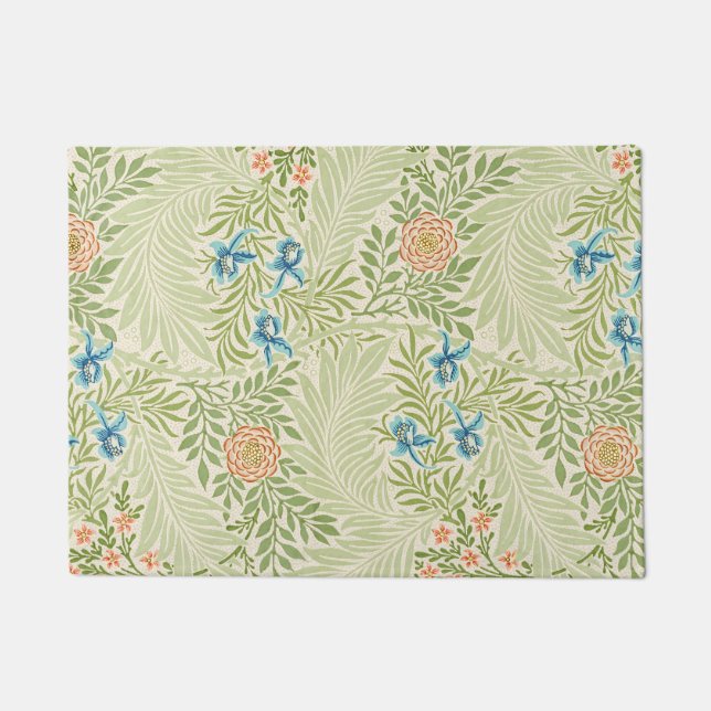William Morris Larkspur Muster Fußmatte (Vorderseite)
