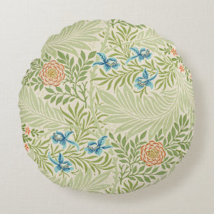 William Morris Larkspur Muster Rundes Kissen