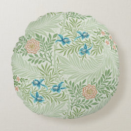 William Morris Larkspur Rundes Kissen
