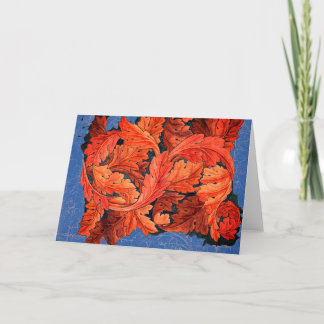 William Morris LEAF PATTERN Faltkarte Karte