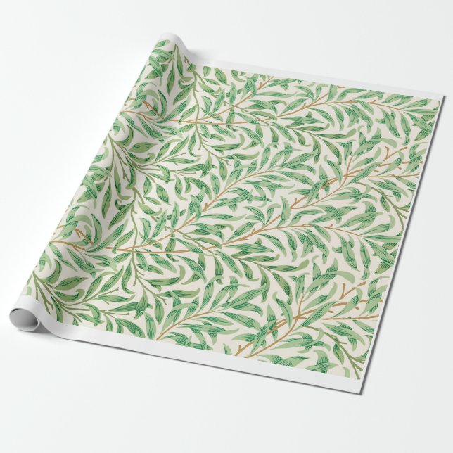 William Morris LEAF PATTERN Wrapping Paper Geschenkpapier (Ungerollt)