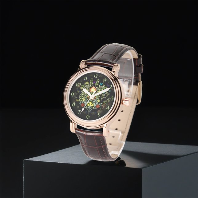 William Morris Leaves und Flowers Armbanduhr (Von Creator hochgeladen)