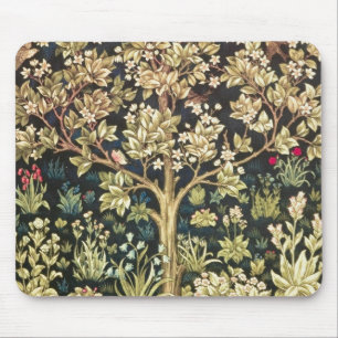 William Morris Lebensbaum Vintage Prä-Rafaelitisch Mousepad