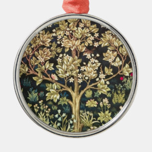 William Morris Lebensbaum Vintage Prä-Rafaelitisch Ornament Aus Metall