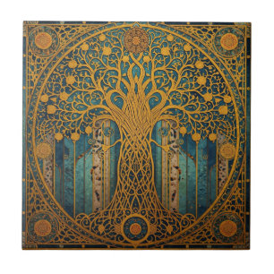 William Morris Lebensbaum Vintage Präraffaelit Fliese