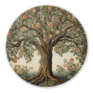 William Morris Lebensbaum Vintage Vor-Raphaeliten Keramikknauf